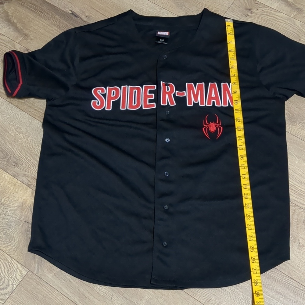 Marvel Spider-Man Miles Morales Baseball Jersey BoxLunch Exclusive Mens Sz XL - Picture 7 of 9